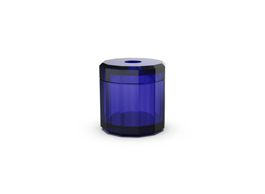 Taschentuchbox 'Kristall' - Capri blue