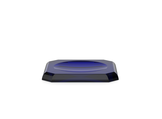 Tray 'Kristall"- Capri blue