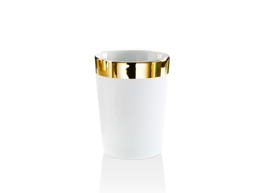 Gobelet Porzellan - BE50 - White / gold