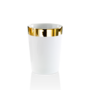 Beker 'Porzellan'  - BE50 - White / gold