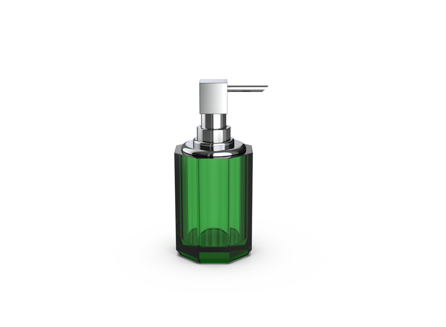 Seifenspender Kristall SSP 2 - Chrome/English green