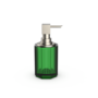 Zeepdispenser 'Kristall' SSP 2 - Nickel satin/groen