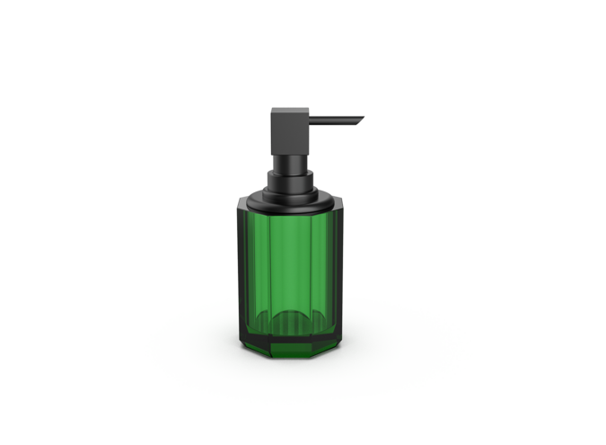 Distributeur de savon Kristall SSP 2  - Black matt/English Green