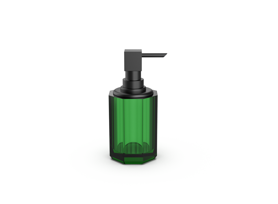 Distributeur de savon Kristall SSP 2  - Black matt/Vert