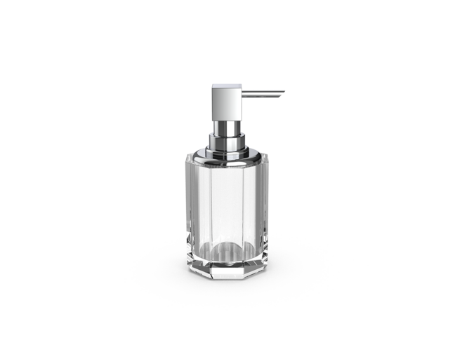 Zeepdispenser Kristall SSP 2 - Chrome/Clear