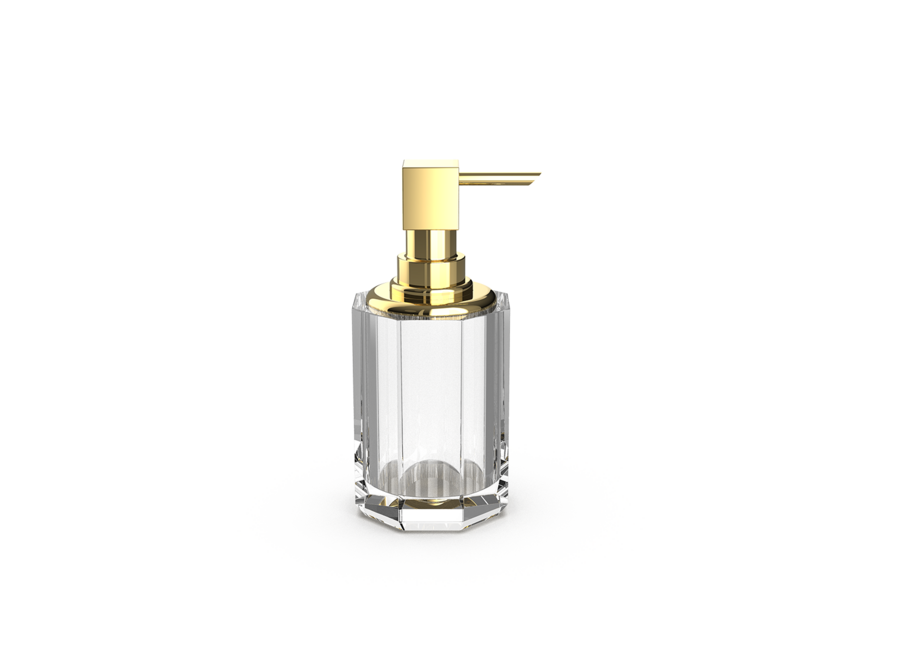 Soap dispenser 'Kristall' SSP 2  - Gold/clear