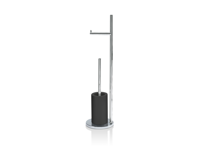 Toiletborstelset Porzellan - DW6700 -  Black / Chrome