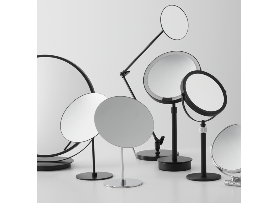 Miroir de courtoisie 'Porzellan' - SPT71 - Gun Grey matt PVD