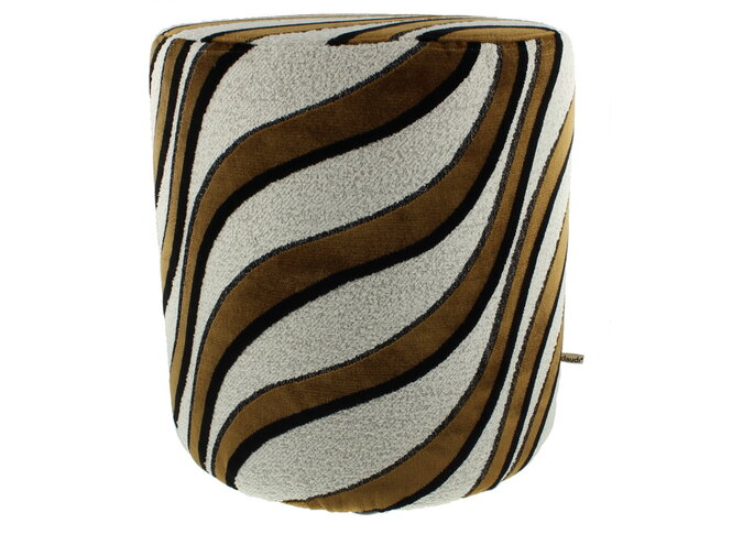 Poef Morella White/Copper