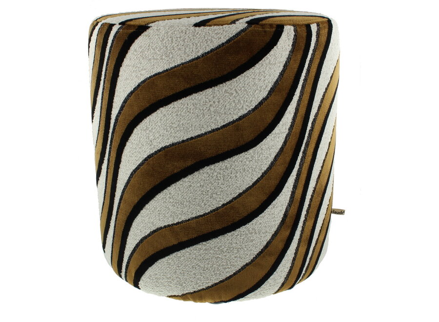 Pouf Morella White/Copper