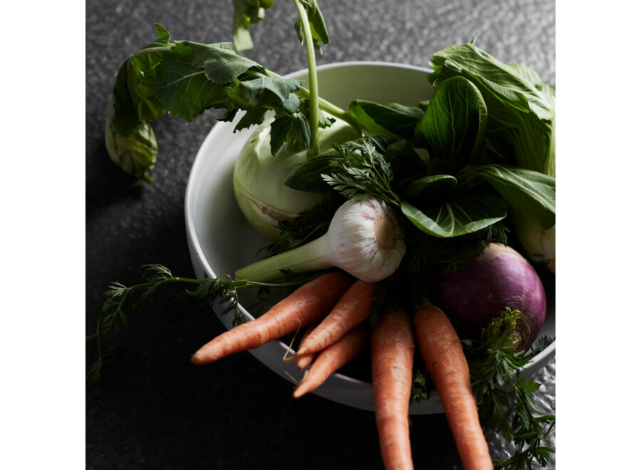 Salatschüssel 'Ceto' in der Farbe Soft Grey