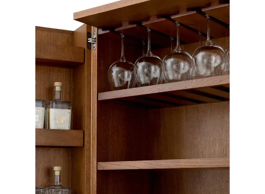 Barschrank 'Borchard' - Caramel