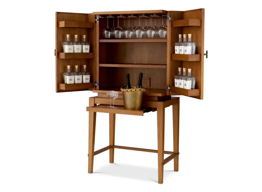 Meuble bar 'Borchard' - Caramel
