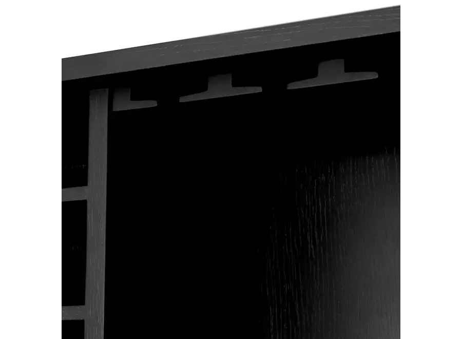 Meuble bar 'Connaught' - Charcoal Oak