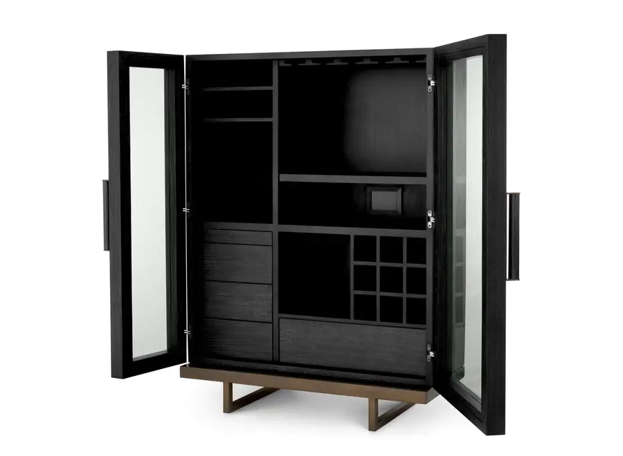 Meuble bar 'Connaught' - Charcoal Oak