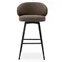 Bar chair 'Camerota' - Scalea grey