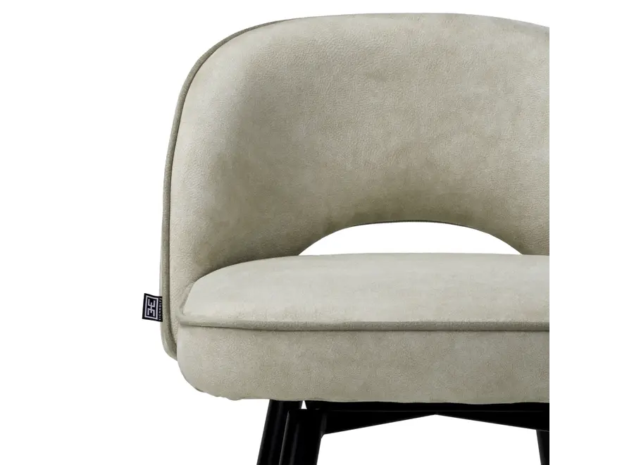 Bar stool 'Cliff' set of 2 - Mayer zilver