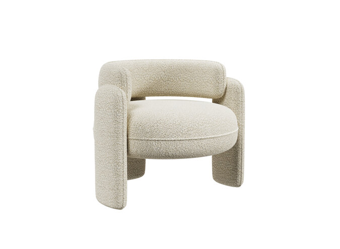 Armchair 'Blaze' - Cream