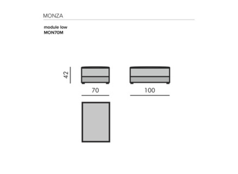 Modulaire sofa 'Monza' - Philo Beige