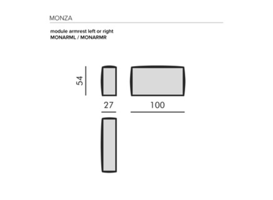 Modulaire sofa 'Monza' - Philo Beige
