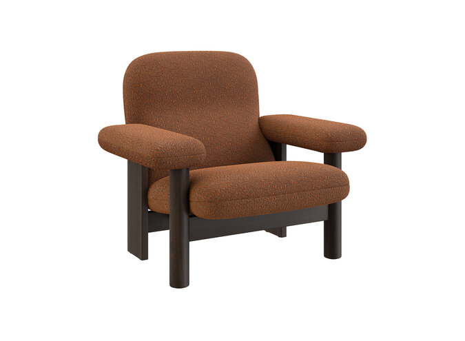 One seater 'Nolan' - Philo Orange