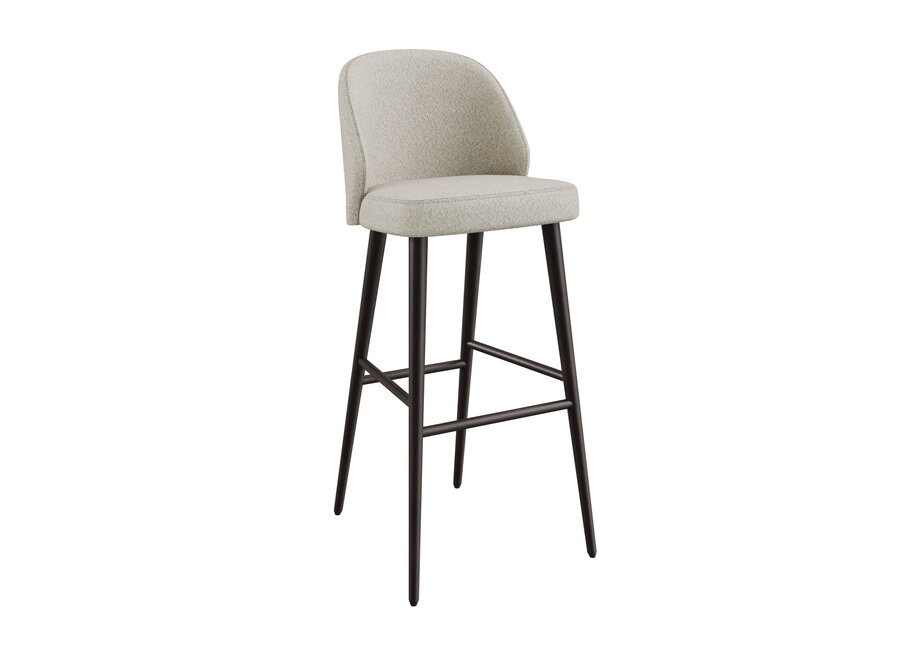 Chaise de bar  'Verge' - Philo Cream