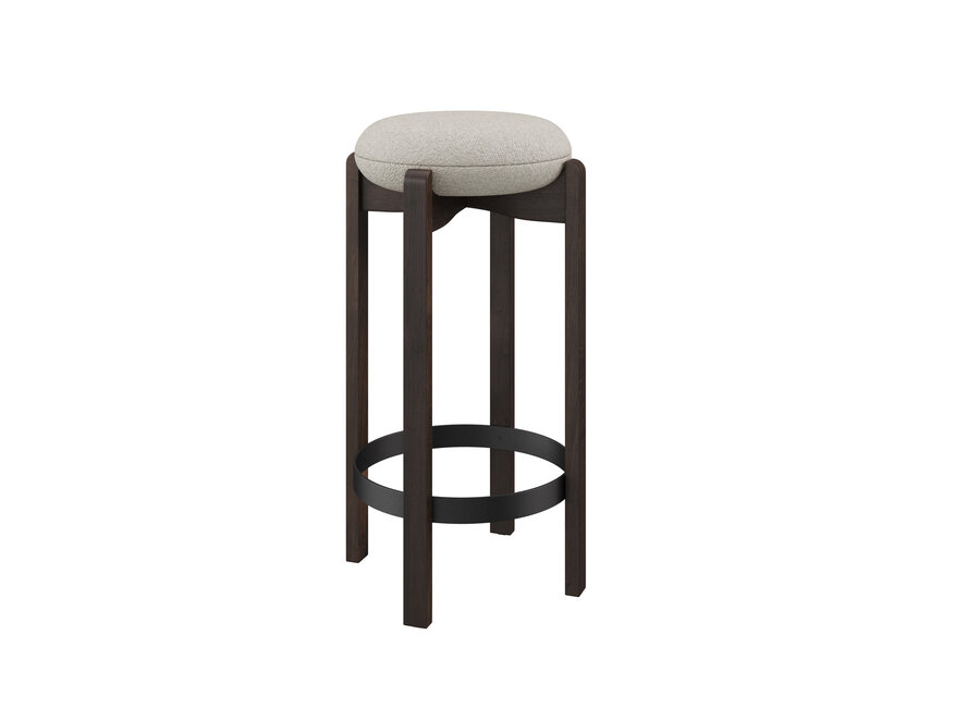 Bar chair 'Semi' - Philo Cream
