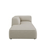 Chaise longue 'Cali' - Philo Cream - L