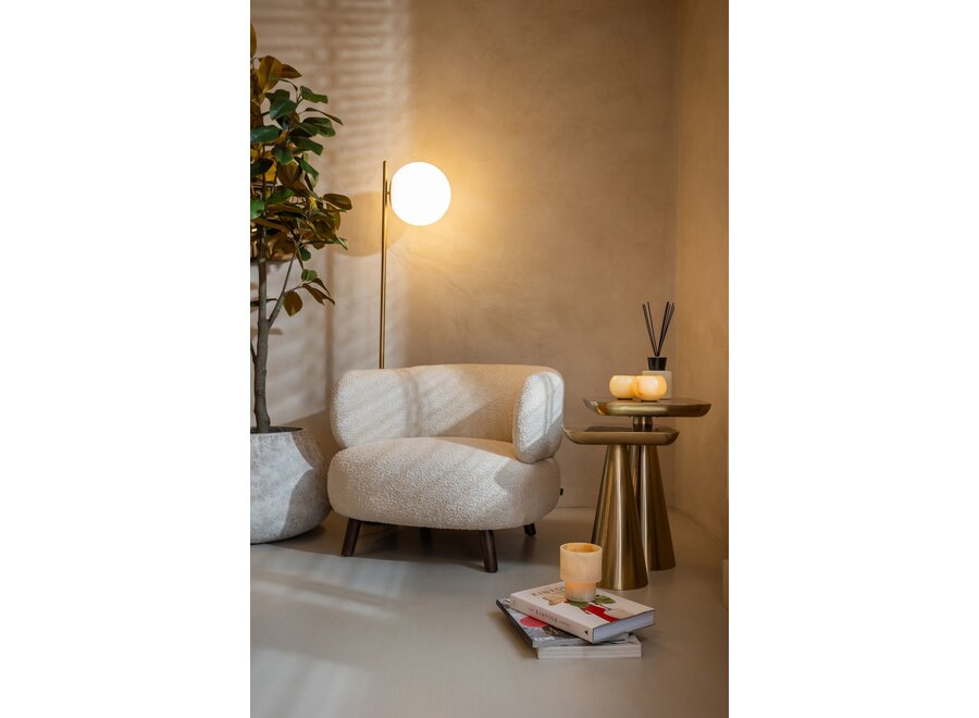 Chaise longue 'Benson' - Philo Cream