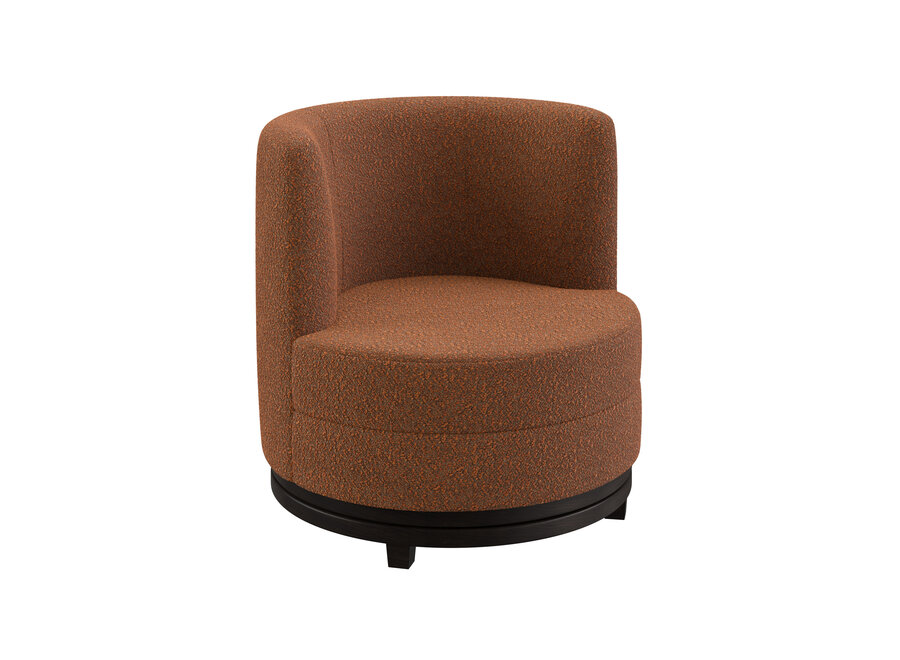 Swivel armchair 'Ayden' - Philo Orange