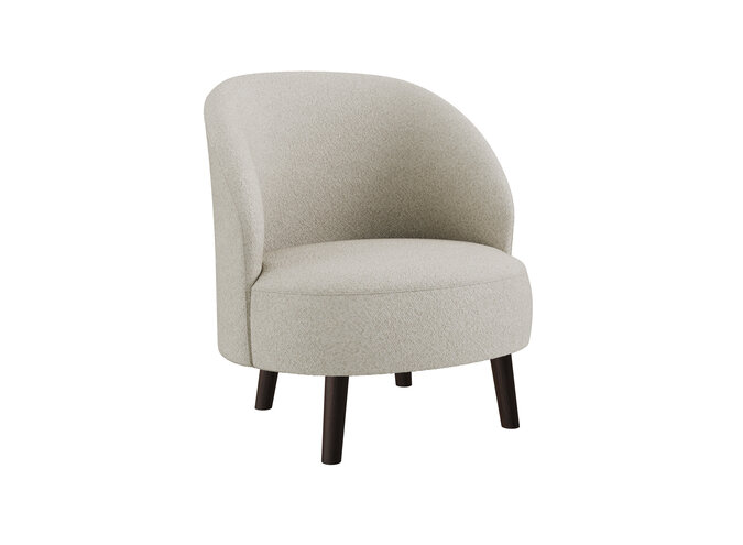 Lounge chair 'Bayron' - Philo Cream