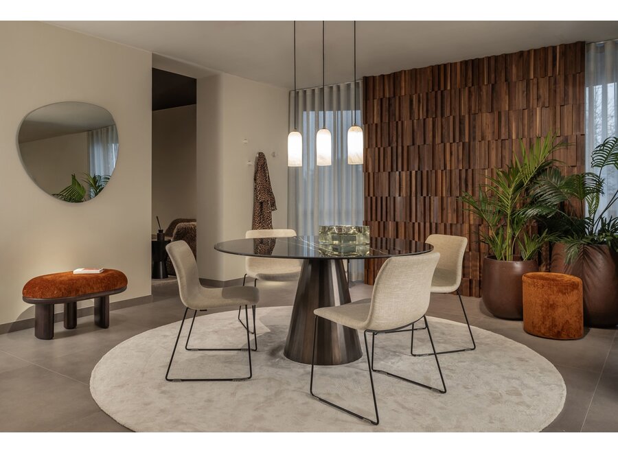 Dining table 'Veneto' - Black - M