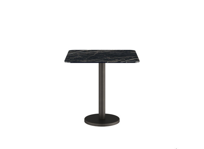 Table bistrot 'Bari' Square - Black