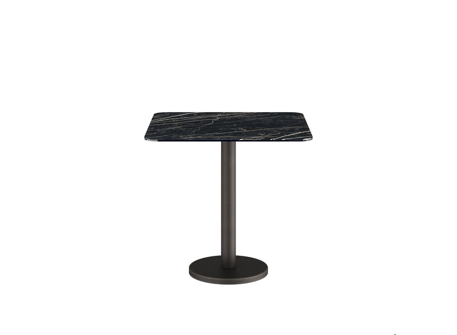Bistro table 'Bari' Square - Black