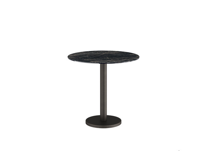 Bistro tafel 'Bari' Round - Black