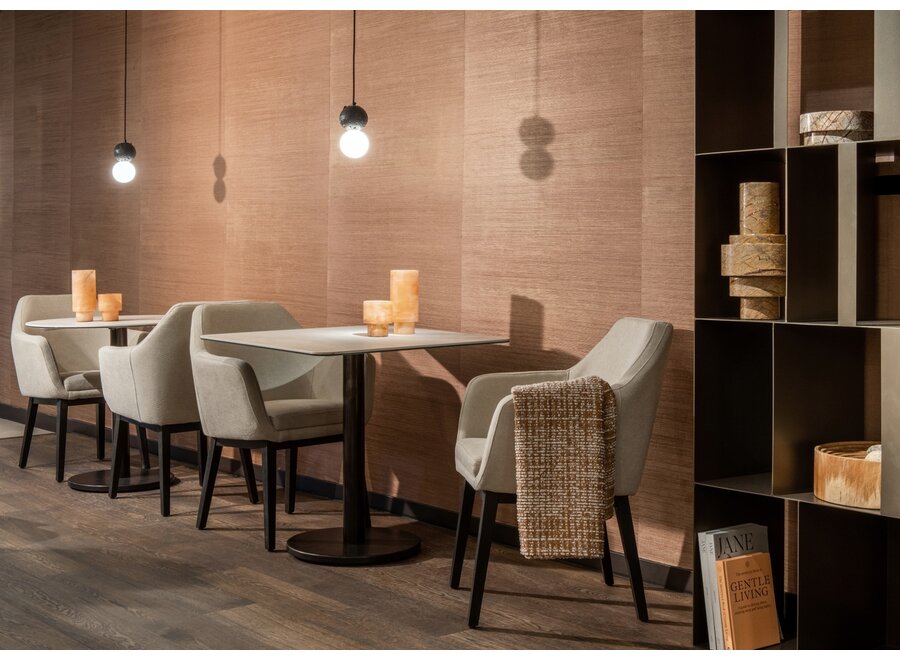 Table bistrot 'Bari' Round - Cream