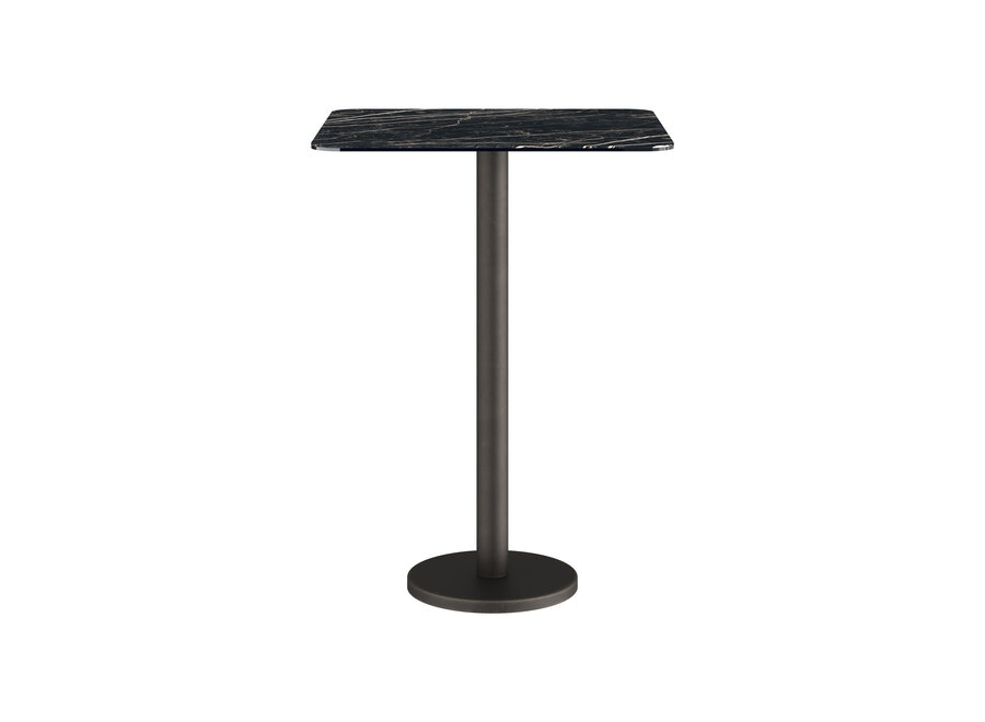 Table de bar 'Bari' Square - Black