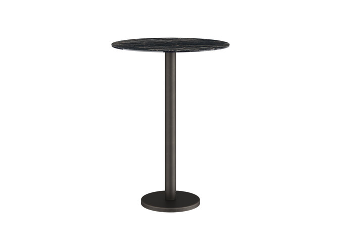 Bar table 'Bari' Round -Black
