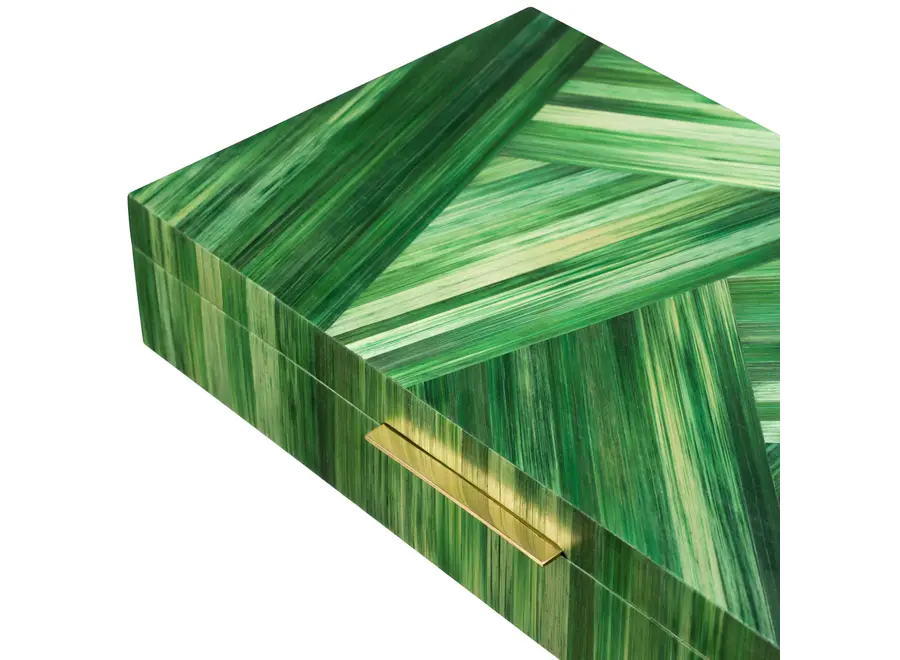 Luxury storage box 'Harvard' - Green