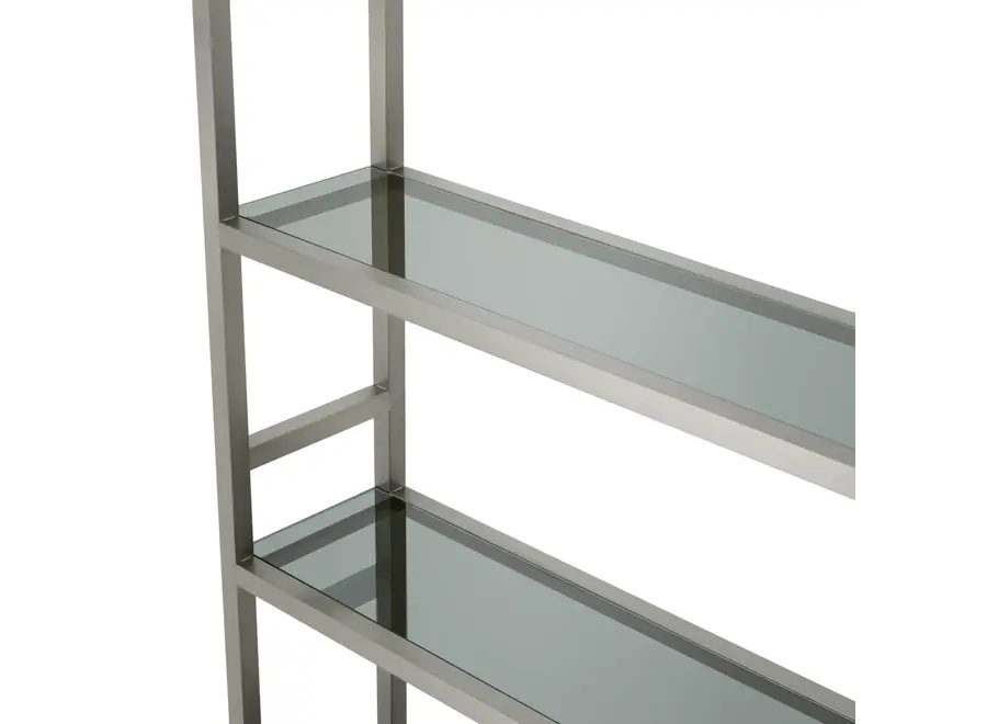 Armoire 'Corrado I'- Brushed steel