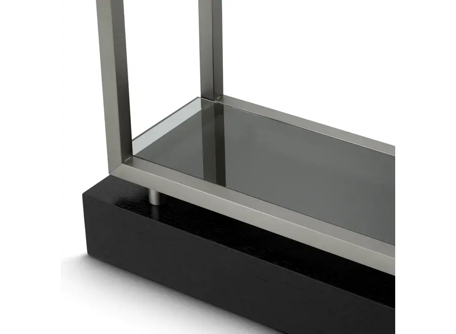 Cabinet 'Corrado II' - Brushed steel