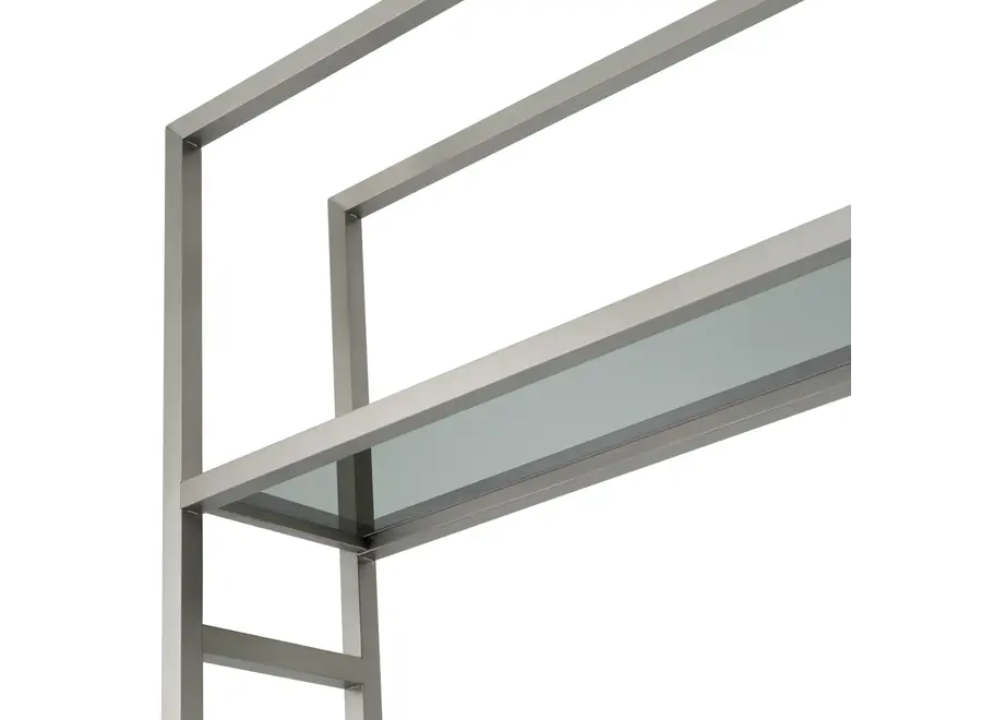 Cabinet 'Corrado II' - Brushed steel