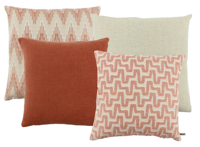 Combinaison coussin Outdoor Marsala: Pinziza, Betina, Summery & Pincaki
