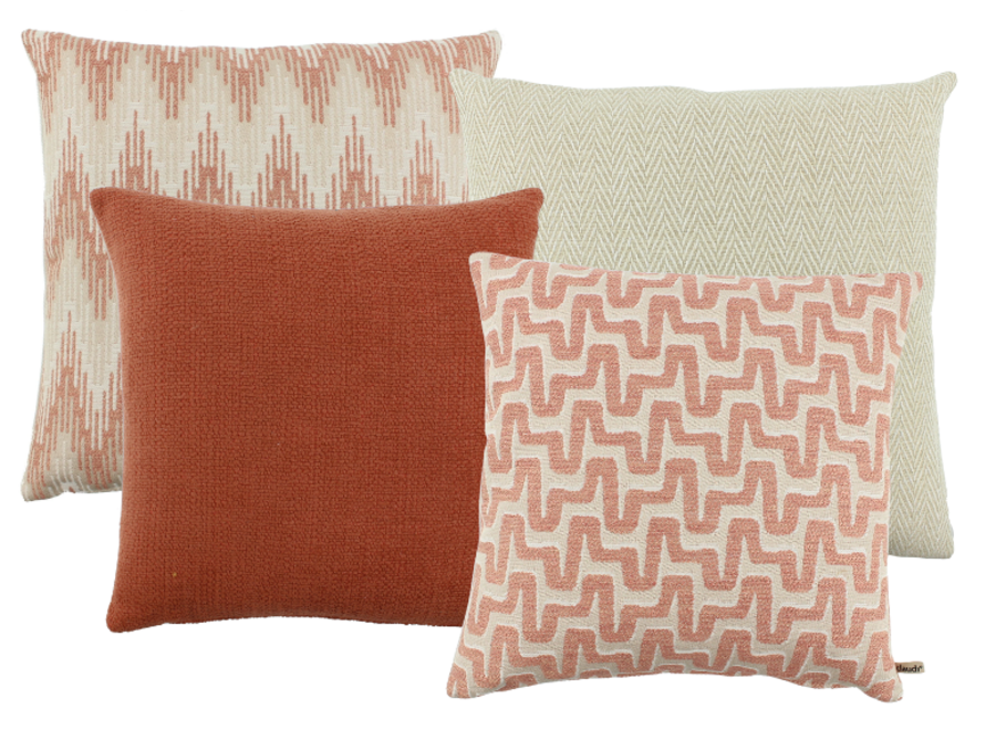 Combinaison coussin Outdoor Marsala: Pinziza, Betina, Summery & Pincaki