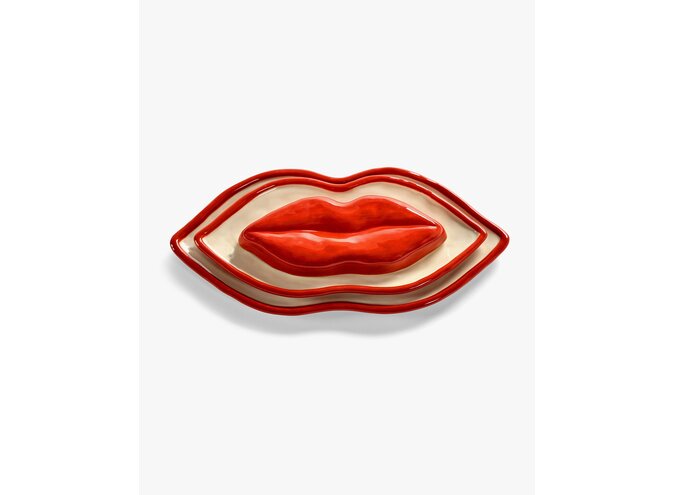Wouters & Hendrix - Les objets Mouleversants servierteller - 3er-Set