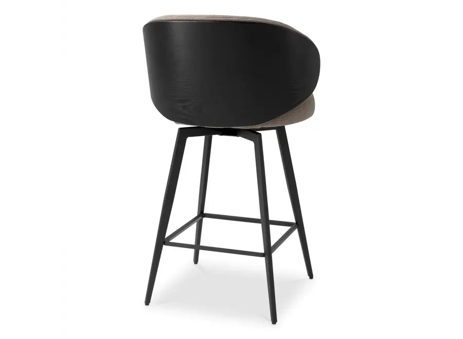 Counter chair 'Camerota' - Scalea grey