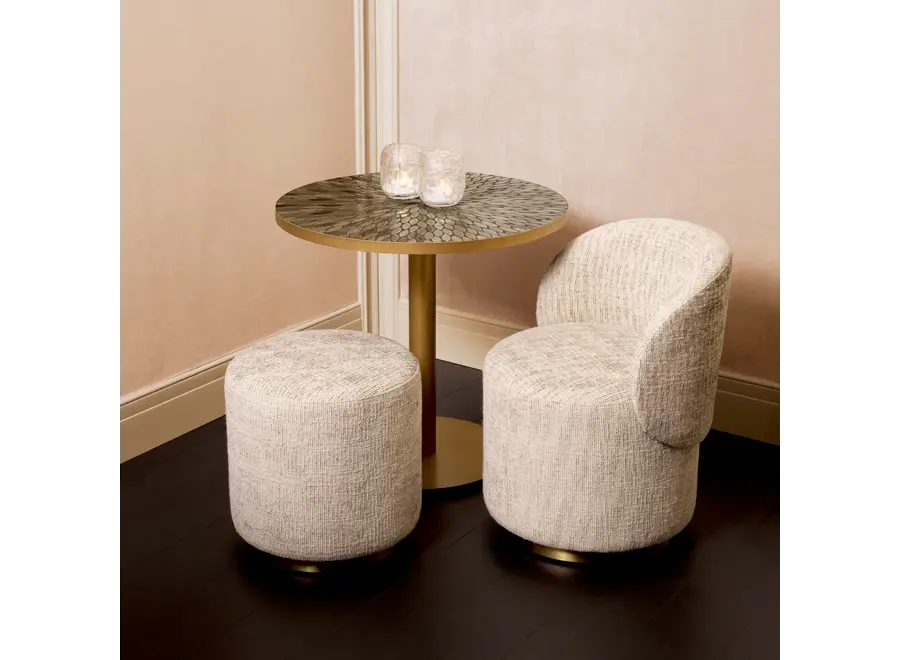 Low Eetkamerstoel 'Greer' - Creststone beige