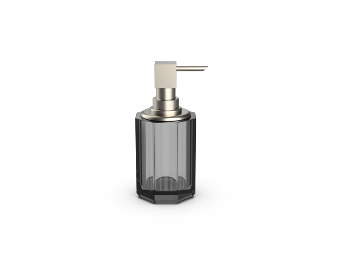 Distributeur de savon Kristall SSP 2 -  Anthracite/Nickel satin