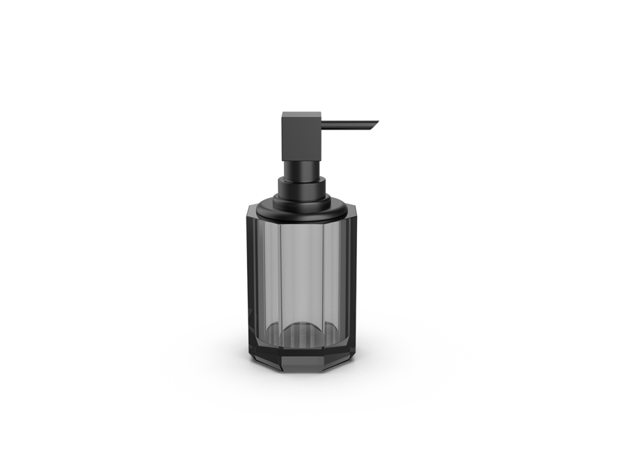 Zeepdispenser 'Kristall' SSP 2 - Antraciet/Mat zwart