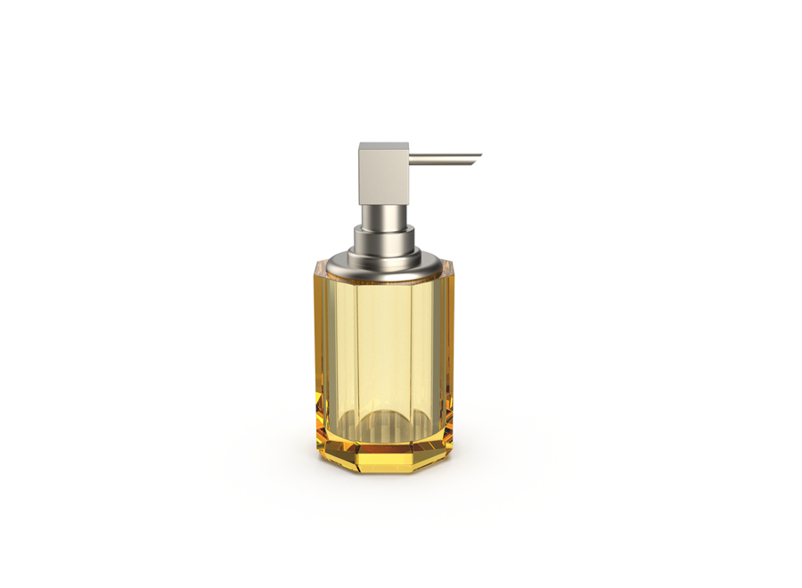 Soap dispenser Kristall SSP 2 - Gold Matt/Nickel satin